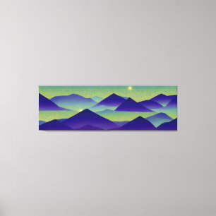 Toile Paysage Abstrait Étoile tombée 23