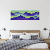 Toile Paysage Abstrait Étoile tombée 23 (Insitu(Chambre))