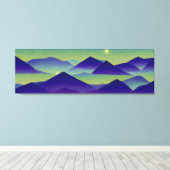 Toile Paysage Abstrait Étoile tombée 23 (Insitu (Plancher de Bois))