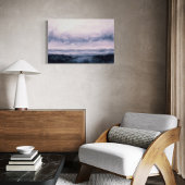 Toile Paysage Abstrait, Rivière Dark