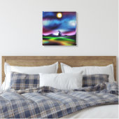Toile Paysage abstrait surréaliste (Insitu(Chambre))