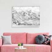 Toile Paysage alpin, 1553 (Insitu(Salon))