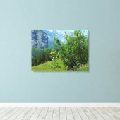 Toile Paysage alpin en Suisse (Insitu (Plancher de Bois))