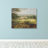 Toile Paysage anglais avec une maison, 19ème siècle (Insitu (Plancher de Bois))