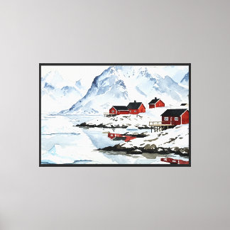Toile Paysage arctique