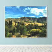 Toile Paysage au bord de la rivière Snake, Oregon (Insitu (Plancher de Bois))