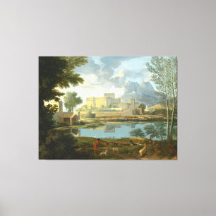 Toile Paysage au calme Nicolas Pouss