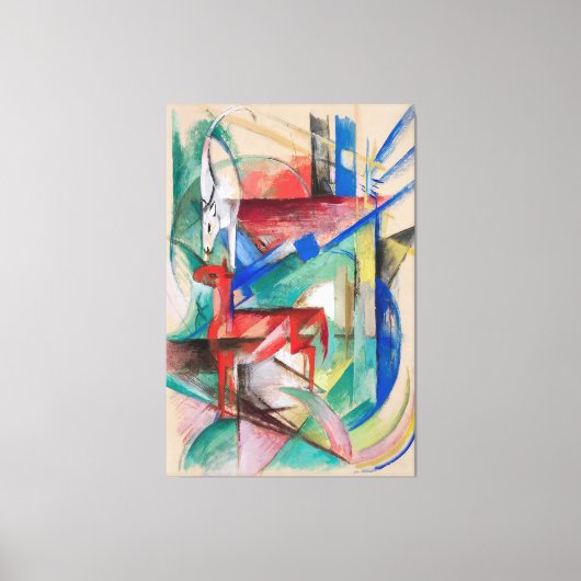 Toile Paysage avec animaux (Recto)