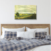 Toile Paysage avec arc-en-ciel (par Caspar David Friedri (Insitu(Chambre))