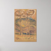 Toile Paysage avec charretier (Recto)