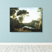 Toile Paysage avec la Nymph Egeria (Insitu (Plancher de Bois))