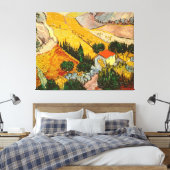 Toile Paysage avec Maison et PloughmaVincent van Gogh (Insitu(Chambre))