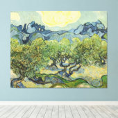 Toile Paysage avec Olive Vincent Willem van Gogh (Insitu (Plancher de Bois))