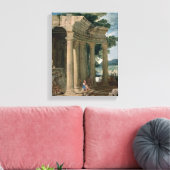 Toile Paysage avec ruines et berger (Insitu(Salon))