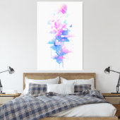 Toile Paysage céleste géométrique rêveur (Insitu(Chambre))