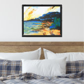 Toile Paysage côtier vibrant (Insitu(Chambre))