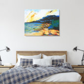 Toile Paysage côtier vibrant (Insitu(Chambre))