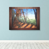 Toile Paysage "Country Road" (Insitu (Plancher de Bois))