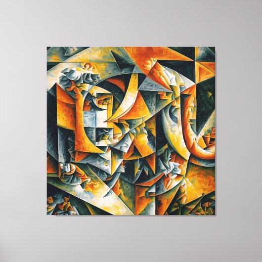 Toile paysage cubique 2 (Recto)