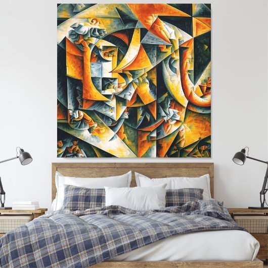 Toile paysage cubique 2 (Insitu(Chambre))