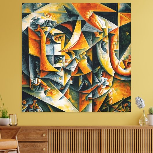 Toile paysage cubique 2 (Insitu(Salon))