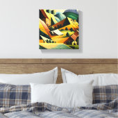 Toile paysage cubiste (Insitu(Chambre))