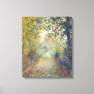 Toile Paysage dans les bois (par Pierre-Auguste Renoir)
