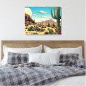 Toile Paysage d'art graphique de Desert Butte Mesa (Insitu(Chambre))
