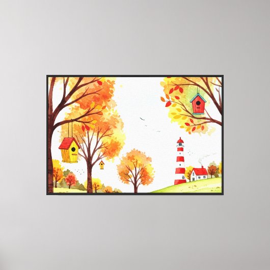 Toile Paysage d'automne (Recto)