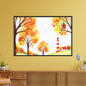 Toile Paysage d'automne (Insitu(Salon))