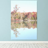 Toile Paysage d'automne coloré (Insitu (Plancher de Bois))