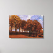 Toile Paysage d'automne par Vincent van Gogh (Recto)