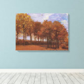 Toile Paysage d'automne - Vincent Van Gogh (Insitu (Plancher de Bois))