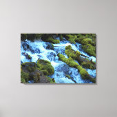 Toile Paysage de cascade de forêt panoramique (Recto)