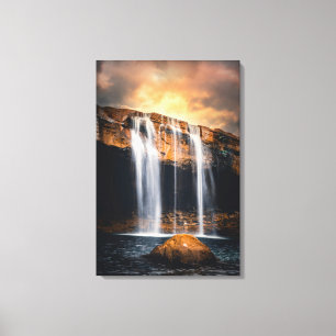 Toile Paysage de cascade magnifique