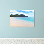 Toile Paysage de colline de sable blanc de plage de mer  (Insitu (Plancher de Bois))