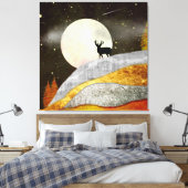 Toile Paysage de Deer Moon (Insitu(Chambre))