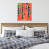 Toile Paysage de forêt de bouleaux (Insitu(Chambre))