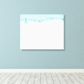 Toile Paysage De Forêt D'Hiver Neige Avec Des Épinettes (Insitu (Plancher de Bois))