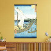 Toile Paysage de Kuwana, de '53 Vues célèbres' (Insitu(Salon))