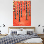 Toile Paysage de la forêt de Birch (Insitu(Chambre))