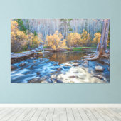 Toile Paysage de la rivière d'automne (Insitu (Plancher de Bois))
