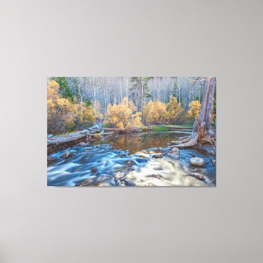 Toile Paysage de la rivière d'automne (Recto)