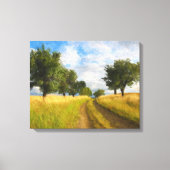 Toile Paysage de la route de campagne (Recto)
