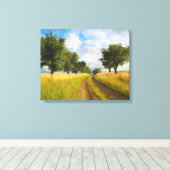 Toile Paysage de la route de campagne (Insitu (Plancher de Bois))