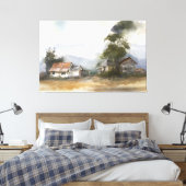 Toile Paysage de l'aquarelle 1 (Insitu(Chambre))