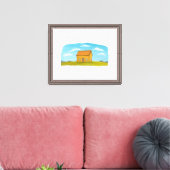 Toile Paysage de Maison Chaleureuse (Insitu(Salon))