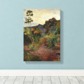 Toile Paysage de Martinique par Paul Gauguin (Insitu (Plancher de Bois))