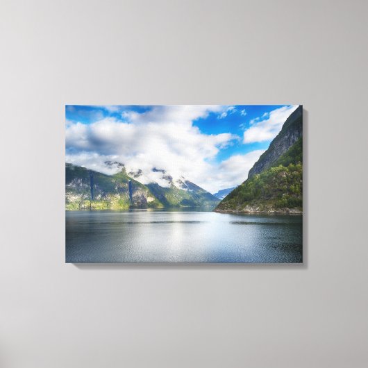 Toile Paysage de Norvège (Recto)