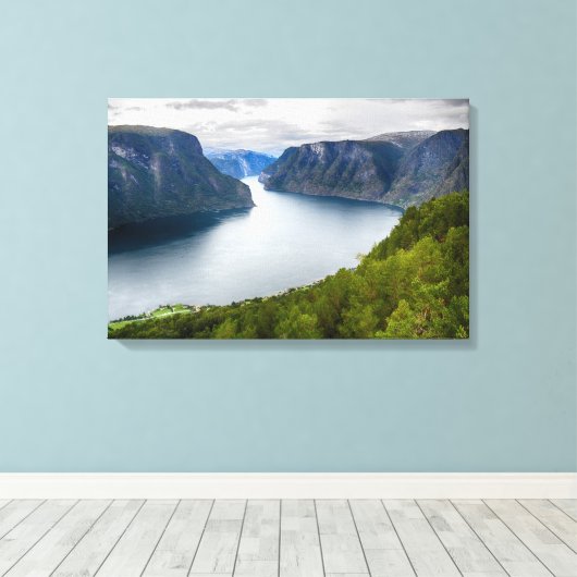 Toile Paysage de Norvège (Insitu (Plancher de Bois))